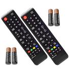 Kit 2 Controles Para Tv Samsung Universal Compatível Com Smart Tv Samsung Led Lcd