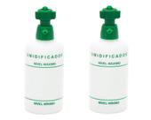 Kit 2 Copo Plástico Recipiente Para Oxigenio Medicinal frasco humidificador 250ml