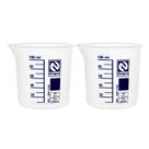 kit 2 Copos Becker Nalgon 100ml Polipropileno Autoclavável Medidor Graduado Com Bico kit 2 Copos Becker Nalgon 100ml Polipropileno Autoclavável Medidor Graduado Com Bico