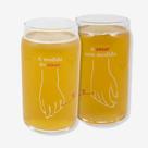 Kit 2 Copos Beer Vidro 500ml A Medida Do Amor Lindo Presente Dia dos Namorados - Zonacriativa Kit 2 Copos Beer Vidro 500ml A Medida Do Amor Lindo Presente Dia dos Namorados - Zonacriativa