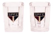 Kit 2 Copos De Vidro Para Shot São Paulo Fc 70ml - Spfc