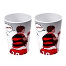 Kit 2 Copos do Flamengo Infantil Estampado 320ml Oficial