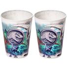 Kit 2 Copos do Jurassic World de 320ml Livre de BPA Infantil Plasútil