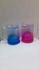 Kit 2 copos em gel cores rosa e azul