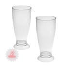 Kit 2 Copos Mini Tulipa Acrílico Transparente 220ml Chopp