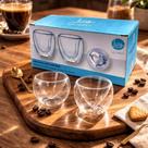 Kit 2 Copos Parede Dupla Love Coração para Café Espresso Vidro Borossilicato 90ml Transparente Kit 2 Copos Parede Dupla Love Coração para Café Espresso Vidro Borossilicato 90ml Transparente