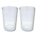 Kit 2 Copos Vidro Para Agua Suco 200 ml Arizona Pontilhado