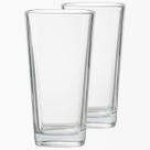 Kit 2 Copos Vidro Transparente Venice 260ml Agua Suco Drink