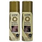 Kit 2 Cores Maquiagem De Cabelos Retoque Raízes ASPA 60ml