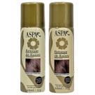 Kit 2 Cores Maquiagem De Cabelos Retoque Raízes ASPA 60ml