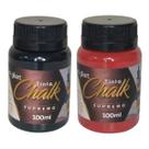 Kit 2 Cores Tinta Chalk Supremo Gliart 100ml - Alta cobertura para arte e artesanato. Cor:Preto + Vermelho Dark Kit 2 Cores Tinta Chalk Supremo Gliart 100ml - Alta cobertura para arte e artesanato. Cor:Preto + Vermelho Dark