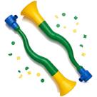 Kit 2 Cornetas Vuvuzela Verde E Amarela Copa Do Mundo Torcida Brasil N5 Kit 2 Cornetas Vuvuzela Verde E Amarela Copa Do Mundo Torcida Brasil N5