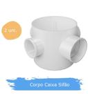 Kit 2 Corpos De Caixa Sifonada Redução 100x100x20 Fortlev Kit 2 Corpos De Caixa Sifonada Redução 100x100x20 Fortlev