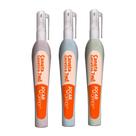 kit 2 Corretivos Caneta 7ml Jocar Office Corpo Colorido com Ponta Metálica