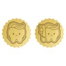Kit 2 Cortadores Biscoito Dupla de Dentinhos