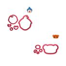 Kit 2 Cortadores Circo Urso Plim Plim