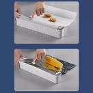KIT 2 Cortadores De Plástico Filme PVC Suporte Ajustável Dispenser Plástico Filme Descartável Ventosa Aderente Selador Comida