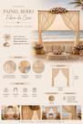 Kit 2 cortina macramê fibra de coco decor boho praiana Kit 2 cortina macramê fibra de coco decor boho praiana