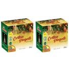 Kit 2 Cortina Pingente Arvore Branca 108 Leds 4M Bivolt