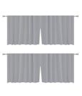Kit 2 Cortinas Pia De Cozinha Pvc Impermeável E Antimofo 1,38x0,80 Kit 2 Cortinas Pia De Cozinha Pvc Impermeável E Antimofo 1,38x0,80