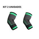 Kit 2 Cotoveleira Alta Compressão Alivio de Dor e Inchaço Academia Exercicios