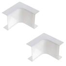 Kit 2 Cotovelo Interno 50x20 Mata junta Branco Pial 29903X Kit 2 Cotovelo Interno 50x20 Mata junta Branco Pial 29903X