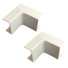 Kit 2 Cotovelo Interno Canaleta 20X10mm Acabamento Sistema X Kit 2 Cotovelo Interno Canaleta 20X10mm Acabamento Sistema X