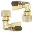 Kit 2 Cotovelo Latao Compressão 3/8 X 3/8 Anilha Tubo Cobre Kit 2 Cotovelo Latao Compressão 3/8 X 3/8 Anilha Tubo Cobre
