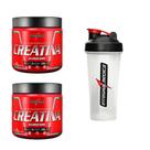 Kit 2 Creatina Integralmedica 300g + Coqueteleira 600ml
