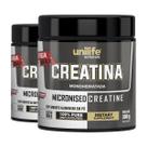 Kit 2 Creatina Pura ATP Monohidrata 300g Unilife Kit 2 Creatina Pura ATP Monohidrata 300g Unilife