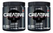 Kit 2 Creatine Creatina 100% Pura Monohidratada 300g Black