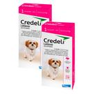 Kit 2 Credeli 112,5mg Antipulgas e Carrapatos para Cães de 2,5 a 5,5kg com 1 Comprimido