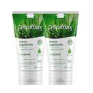 Kit 2 Creme de Depilação Corporal Perna Braço Axila e Virilha Aloe Vera Depilflax 100g