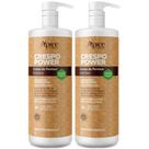 Kit 2 Creme De Pentear Nutritivo Apse Apice Crespo Power Vegano Profissional Uso Diario 1L
