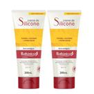 Kit 2 Creme de Silicone 200ml Enxague Filtro Solar Umectação Proteção Térmica Bothânico Hair Cosméticos