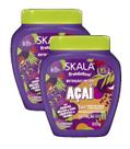 kit 2 Creme de Tratamento Skala 2 Em 1 Açaí 1kg