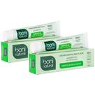 Kit 2 Creme Dental Boni Natural Sem Fluor Menta Melaleuca Antisseptico Vegano Halito Fresco 90g