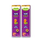 Kit 2 Creme Dental Carmed com Fluor Fini Minhoca 70g