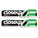 Kit 2 Creme Dental Close Up Triple Menta 70g Kit 2 Creme Dental Close Up Triple Menta 70g