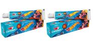 Kit 2 Creme Dental Hot Wheels Sabor Morango 50g - Condor Kit 2 Creme Dental Hot Wheels Sabor Morango 50g - Condor