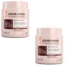 kit 2 Creme desodorante Hidramais massagem Pimenta Negra Nano Caffein 1 Kg