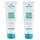 Kit 2 Creme Mãos Luva Silicone Erva Doce Hidrata Agradal 60g