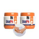 Kit 2 Creme para Rachadura nos Pés Ressecados Super Hidratante LisaPé 120g Bio Soft