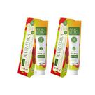 Kit 2 Cremes Dentais Veganos Ayurvédika Sem Flúor Wild Mint 100g