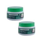 Kit 2 Cremes Hidratantes Faciais BioSeiva 100g Pepino e Rosa Mosqueta Vegano e Antissinais