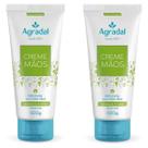 Kit 2 Cremes Mãos Hidratação Imediata Aloe Vera Agradal 100g