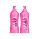 Kit 2 Cremes para Pentear Seda Cocriações Ceramidas Brilho 300ml