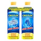 Kit 2 Cris Floc Clarificante Decantador Cris Agua Floculante Produto Para Piscinas