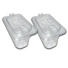 KIT 2 CUBA Gastronômica POLICRBONATO 1/9x100 900 ml TAMPA DOBRADIÇA e ABERTURA Para COLHER SB KIT 2 CUBA Gastronômica POLICRBONATO 1/9x100 900 ml TAMPA DOBRADIÇA e ABERTURA Para COLHER SB