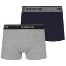 Kit 2 Cueca Boxer Box Selene Infantil Kids Algodão Original